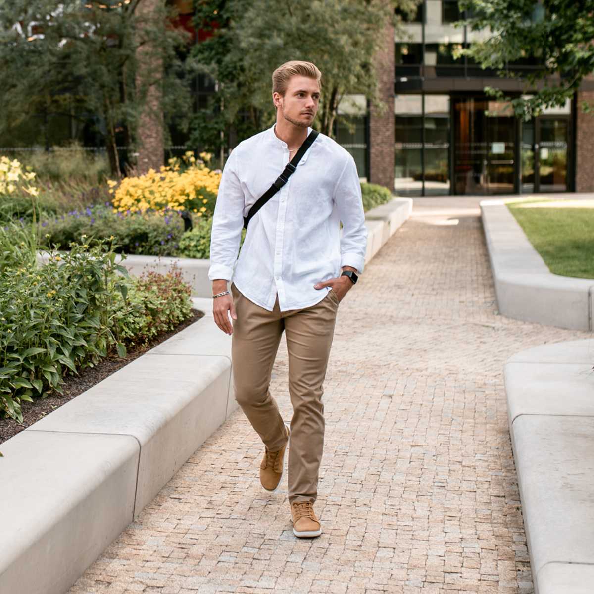 Skinners Easygoer Herr Camel/White