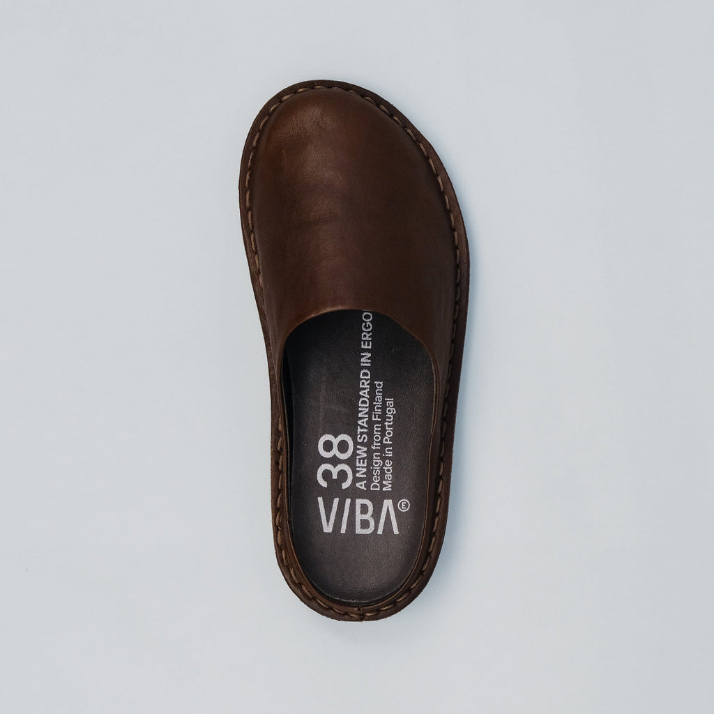 Vibae Roma Leather Unisex Cocoa Brown