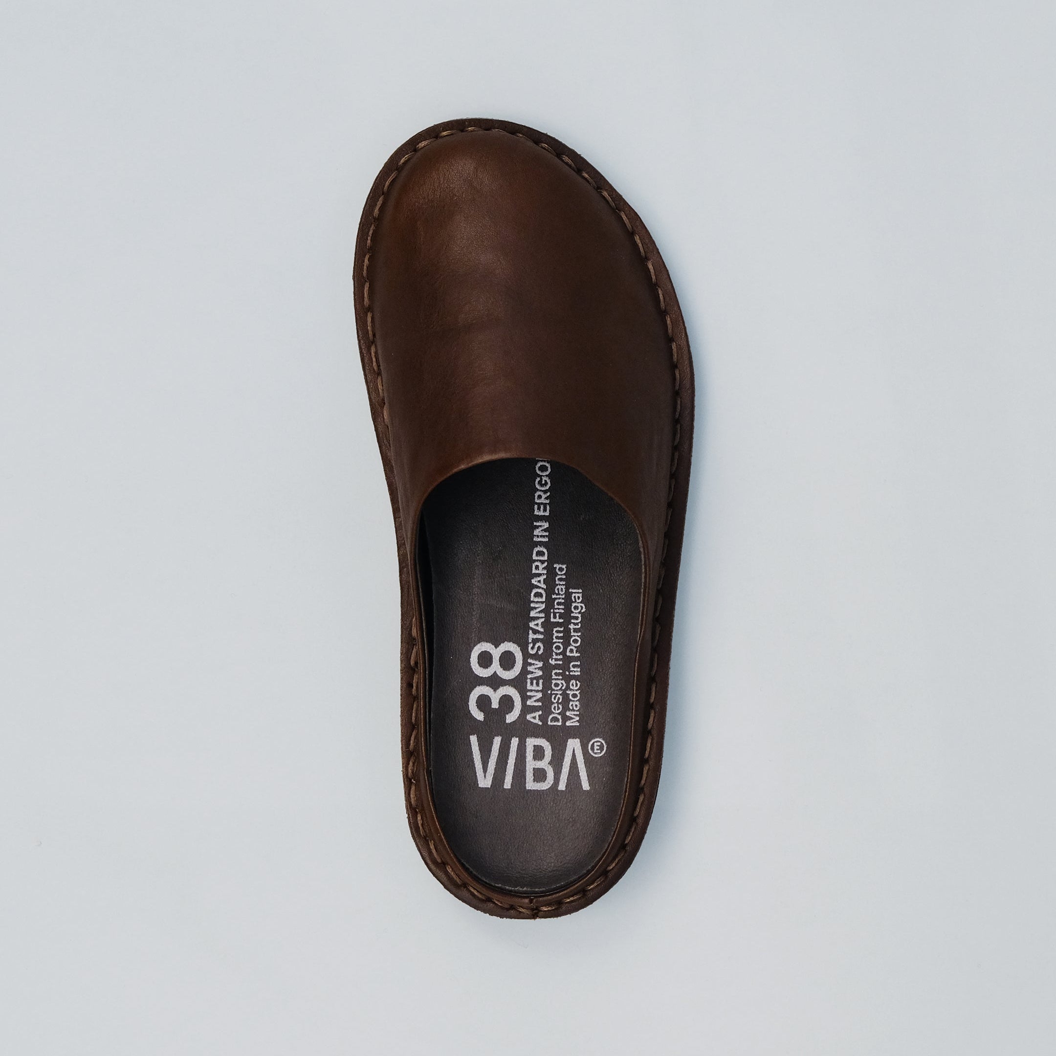 Vibae Roma Leather Unisex Cocoa Brown