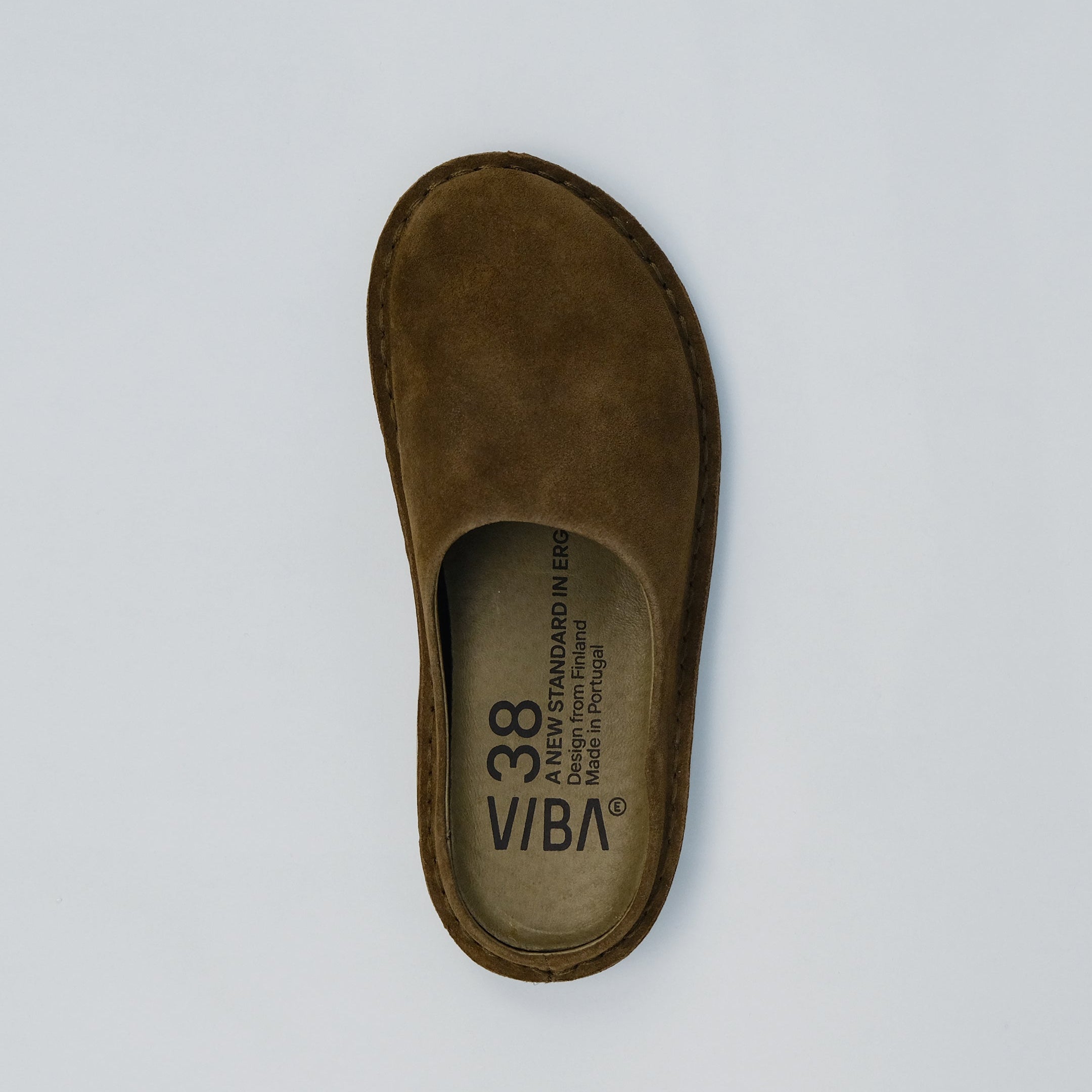 Vibae Roma Bio Suede Unisex Bosco Khaki