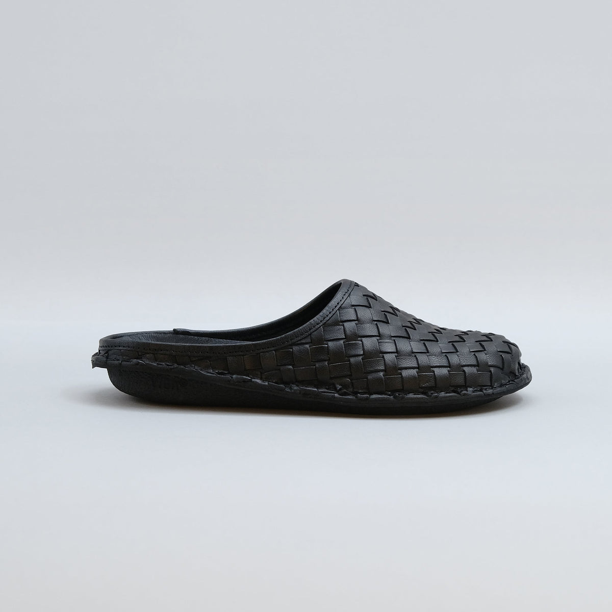Vibae Roma Woven Leather Unisex Preto Black